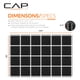 thumbnail image 4 of Tapete de rompecabezas para ejercicio CAP Barbell 61 x 61 cm de espuma EVA, paquete de 4, 4 of 7