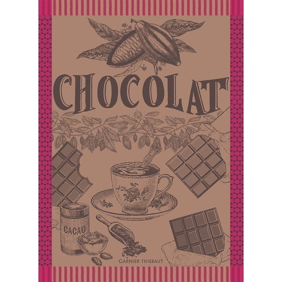 Toalla Garnier-Thiebaut 56 cm x 77 cm Fucsia Chocolate