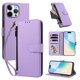 thumbnail image 2 of Funda con Billetera para [iPhone 14 Pro Max] con Bolsillo Zipper y Tarjetero Morado claro, 2 of 6