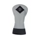 thumbnail image 1 of Golf Club Cabeza De Cabeza PU Cuero Para Bosques Y Conductores Cubierta De Cabezal De Conductor De Golf 15x31cm Gris, 1 of 5