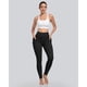 thumbnail image 2 of Calzas CHRLEISURE de tiro alto con control de abdomen y bolsillos, 2 of 3