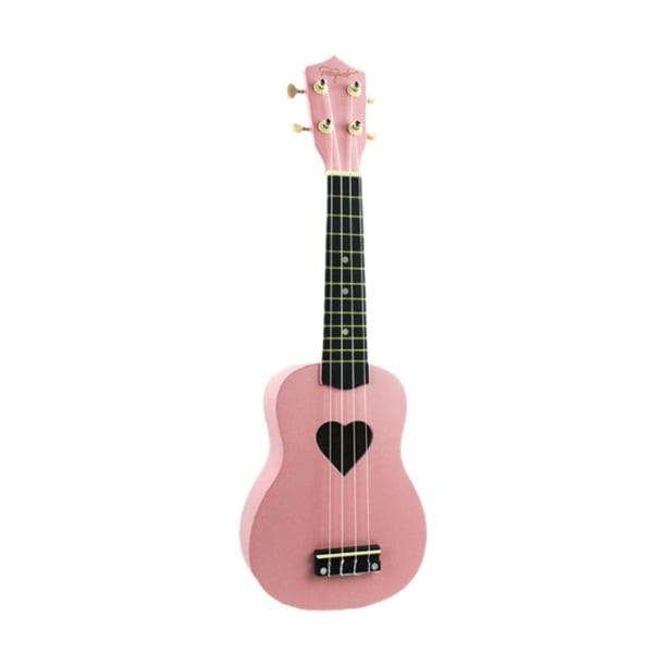 Juguete para niños, guitarra, juguete musical, rosa, ukelele pequeño fácil y divertido, juguete educativo para niños y niñas, juguetes musicales artís