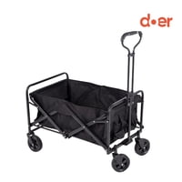Doer - Carro Para Compras Plegable Práctico Y Resistente Negro