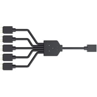 Cooler Master - Addressable Rgb 1-To-5 Splitter Cable Negro