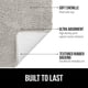 thumbnail image 2 of Alfombra de baño Gorilla Grip Chenille 30 x 20 cm, color gris claro, 2 of 9