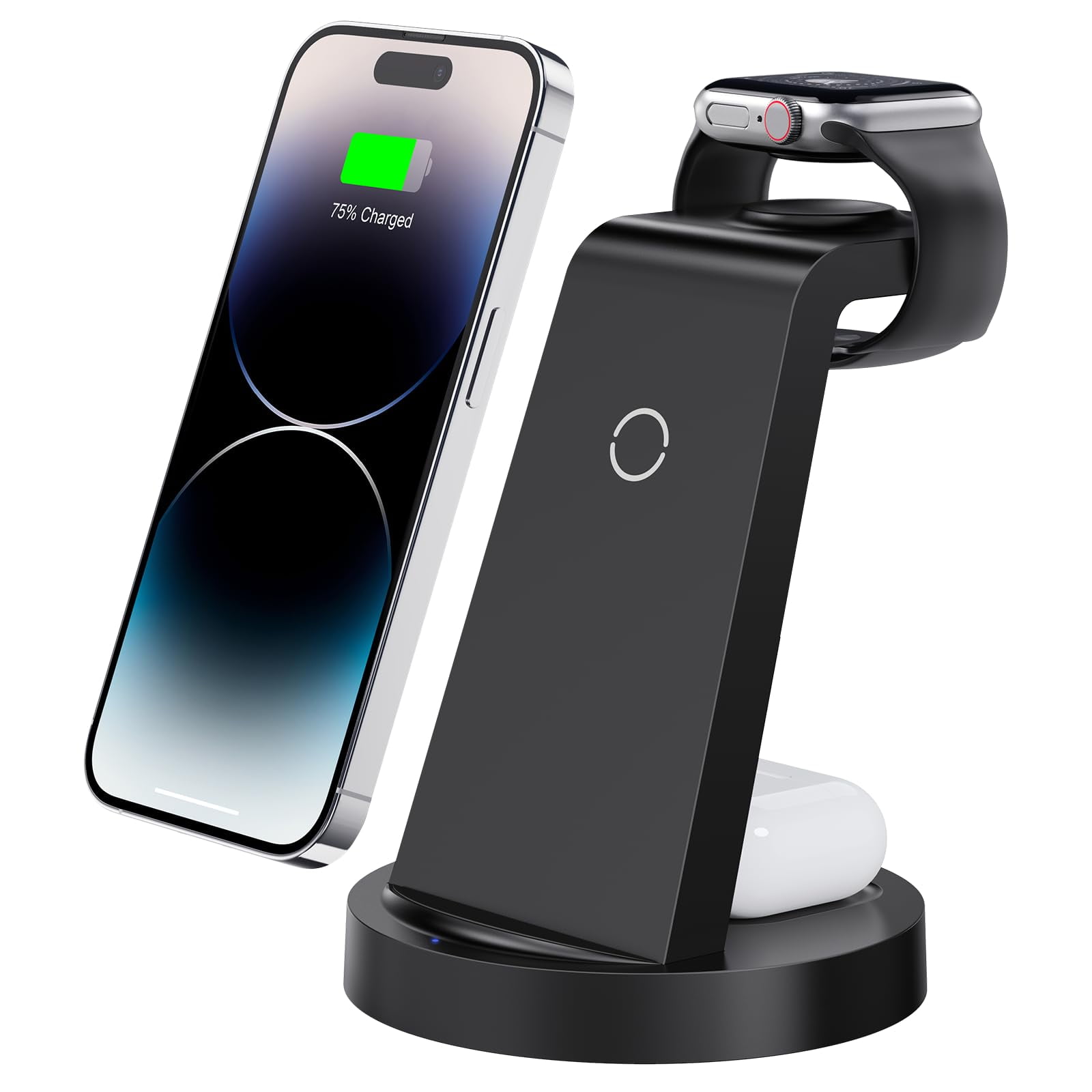 Estación De Carga Anlmz 3 En 1 Para Iphone Y Apple Watch
