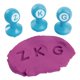thumbnail image 4 of Set Dough Stampers para colorear letras mayúsculas del alfabeto, 4 of 7