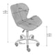 thumbnail image 3 of Silla de Escritorio Mariposa Rosa, 3 of 3
