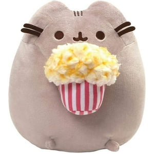 Gund Pusheen Snackables Popcorn Cat Stuffed Plush, Gray, 9.5"" (4061300) Gund Gund