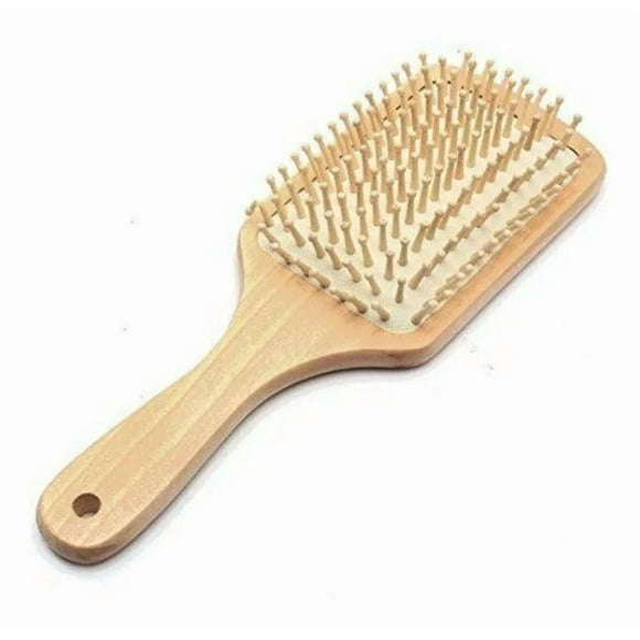 Cepillo De Madera Para Cabello Con Diseño Max Care