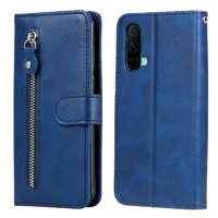 Gangxun - Funda Con Cremallera Para Oneplus Nord Ce 5G, Carcasa Cartera De Cuero Pu Con Soporte Y Tarjetero