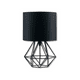 thumbnail image 1 of Lámpara Noche Vintage Geométrica Metal Luz Velador Escritorio Negro, 1 of 4