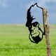 thumbnail image 3 of Add a touch of cuteness to your outdoor space with our Iron Silhouette Garden Ornament - Perfect for Farm Craftwork Decor and Garden Fences!, 3 of 4
