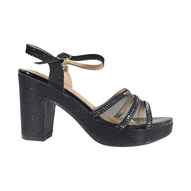 SANDALIAS DE FIESTA AGUXI NEGRO CASUL MUJER | 2062 - Talla 41 CL / 25.5 CM