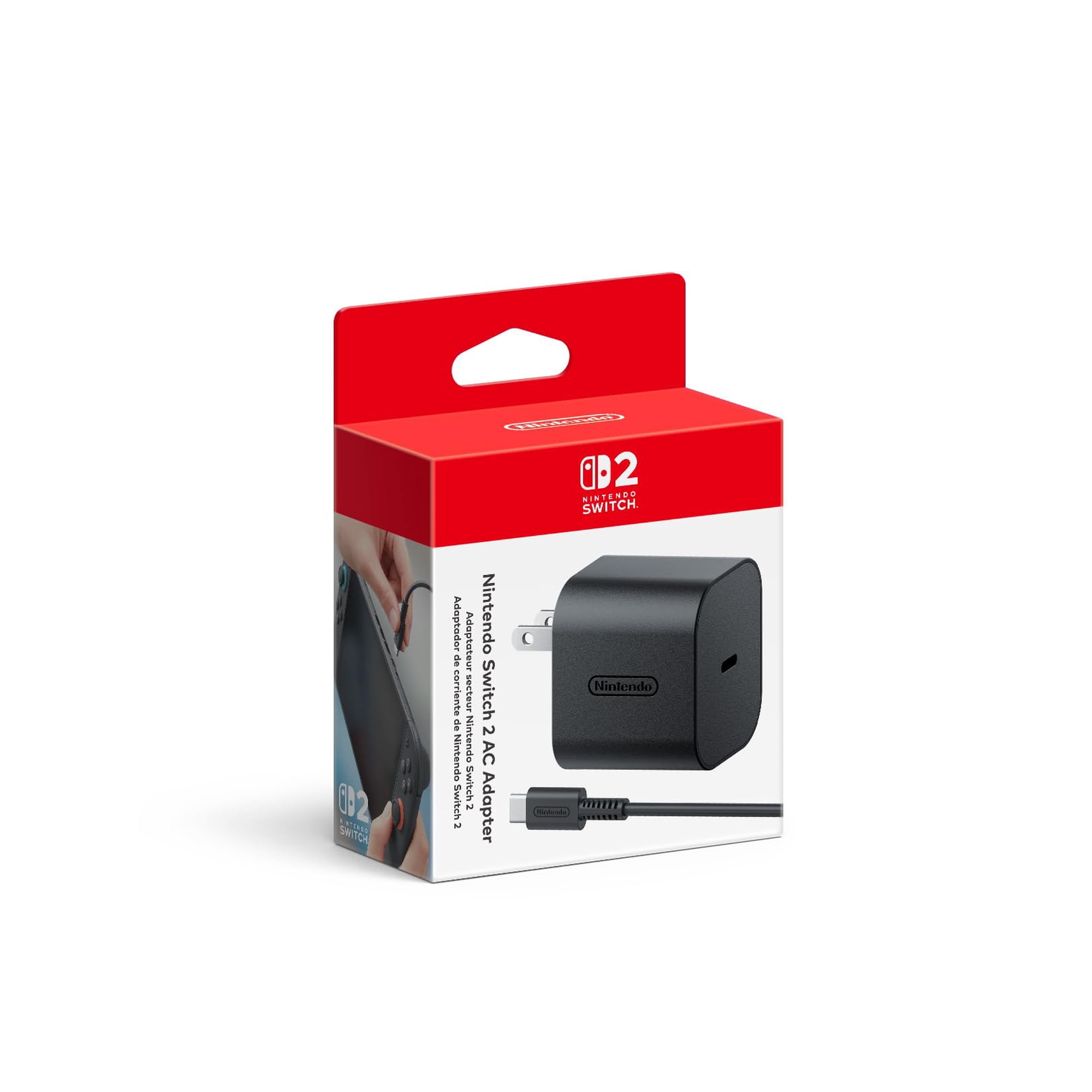 Adaptador Electrónico Nintendo Switch 2 Adaptador De Corriente Nuevo