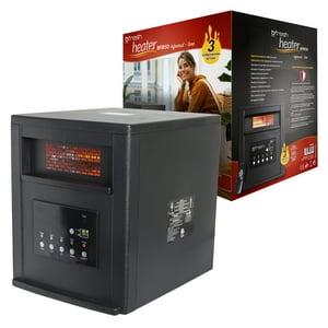 Estufa Infrarroja 1500W Con Temporizador Negra Bfresh