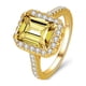 thumbnail image 1 of Anillos de Compromiso de Moissanita de 3 Uds para Mujer Corte Esmeralda Color D VVS1 Anillos de Oro para Mujer de Plata Esterlina S925 Anillos de Moissanita con Certificado, 1 of 8