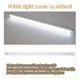 thumbnail image 1 of 1pc LED Motion Sensor Cabinet Light, Under Counter Closet Lighting, Wireless Magnetic USB Rechargeable Kitchen Night Lights, Battery Powered Operated Light For Wardrobe Closets Cabinet Cupboard Stair, 1 of 5
