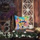 thumbnail image 3 of Almohada Decorativa Corgi Hippie Dawg 14x14, 3 of 6