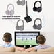 thumbnail image 3 of Ayvvpii Auriculares Inalámbricos Silent Disco Led Luz Intermitente, 3 of 3