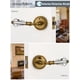 thumbnail image 5 of Manija de Puerta SORWDUERM Latón Antiguo con Cristal y Aleación de Zinc con Función de Privacidad, 5 of 8