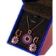 thumbnail image 2 of Set Collar Joya Zafiro Azul Aros Plata 925 Gema Saphire Blue, 2 of 3