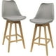 thumbnail image 1 of Set De 2 Pisos De Bar Tulip Gris Madera, 1 of 5