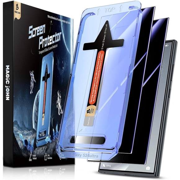 Protector MAGIC JOHN para Samsung Galaxy S24 Ultra, 2 piezas