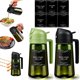 thumbnail image 2 of Set de 2 Aceiteras de Vidrio con Rociador y Vertedor 470 ml, 2 of 2