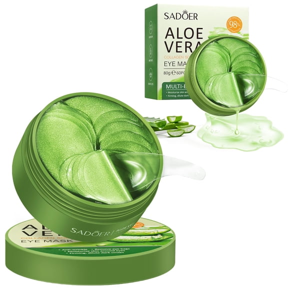 Parches Para Ojos Hinchados Con Aloe Vera 60 Unidades Para Ojos Hinchados
