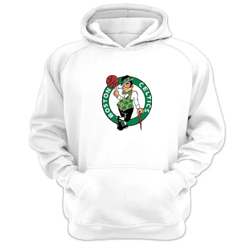 Genérico - Polerón Canguro Boston Celtics Blanco Talla S Unisex