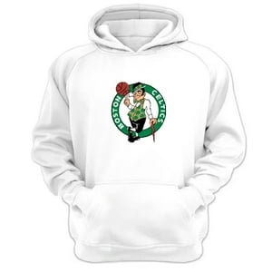 Genérico - Polerón Canguro Boston Celtics Blanco Talla L Unisex
