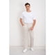 thumbnail image 1 of Pantalon Clasico Hombre Algodon Casual Tipo Lino Liso 6011, 1 of 4