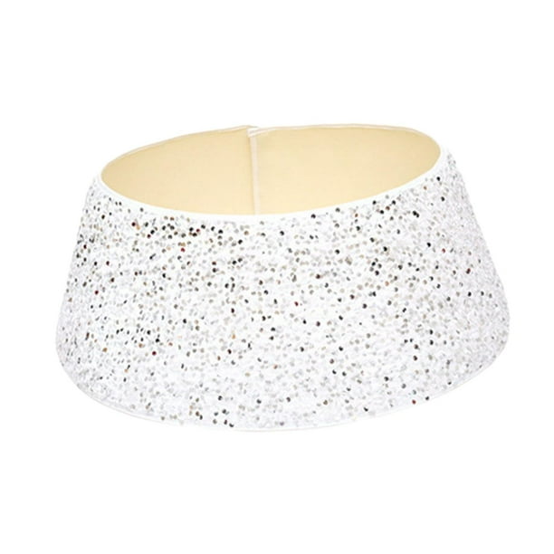 Collar De árbol De Navidad, Regalos De Fiesta, Suministros, Decoración única Para árbol De Navidad, L, Plateado