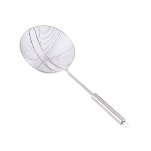 Magideal - Espumadera Colador De Alambre Cucharón De Malla Herramienta Para Freír Con Diseño De Malla Para Un Escurrido Completo Y Mango Ergonómico Adecuado Par Grande