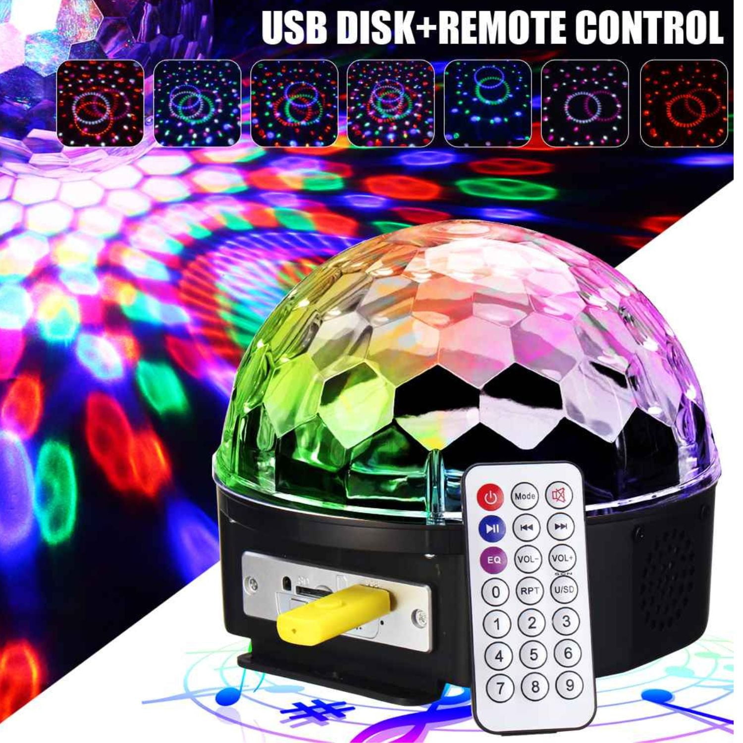 Genérico - Lampara Bola Disco Led Control