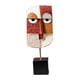 thumbnail image 2 of Resina Artesanía Escultura Abstracta Hogar Estatua Moderna Para Bookace 22x8.5x5cm, 2 of 5