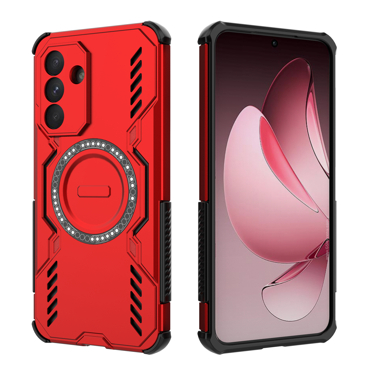 Funda Foxdock Para Samsung Galaxy A36 , Magnética, Resistente A Golpes, Con Soporte, Unisex, Carga Inalámbrica