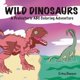 thumbnail image 1 of Libro para colorear Majosta: Aventura ABC de dinosaurios salvajes, 1 of 1