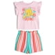 thumbnail image 1 of Conjunto de atuendo: camiseta de Winnie the Pooh de Disney y pantalones cortos de gasa 2T para niña, 1 of 5