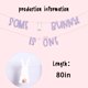 thumbnail image 2 of Bandera Sherkarmiu “Some Bunny Is One” morada, 2 of 7
