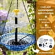 thumbnail image 5 of Fuente baño pájaros colgante solar 2026 bomba cuenco jardín césped, 5 of 7