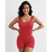 Flix Spa - Enterizo Corto Mujer Push Up Con Corte En V Espalda