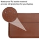 thumbnail image 3 of Funda con soporte para portátil de 15 pulgadas, piel sintética, tipo sobre, tipo bandolera, funda protectora para portátil., 3 of 6