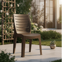 Reyplast - Silla Jardin / Terraza Roble Sin Apoya Brazos