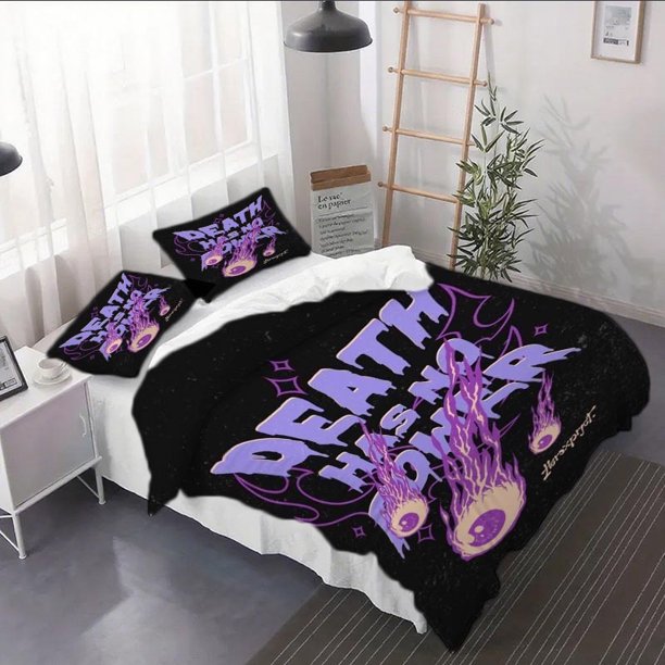 3pcs Death Has No Power Duvet Cover Set - Home Decor Bedding Set for RV Camping Soft Furnishings