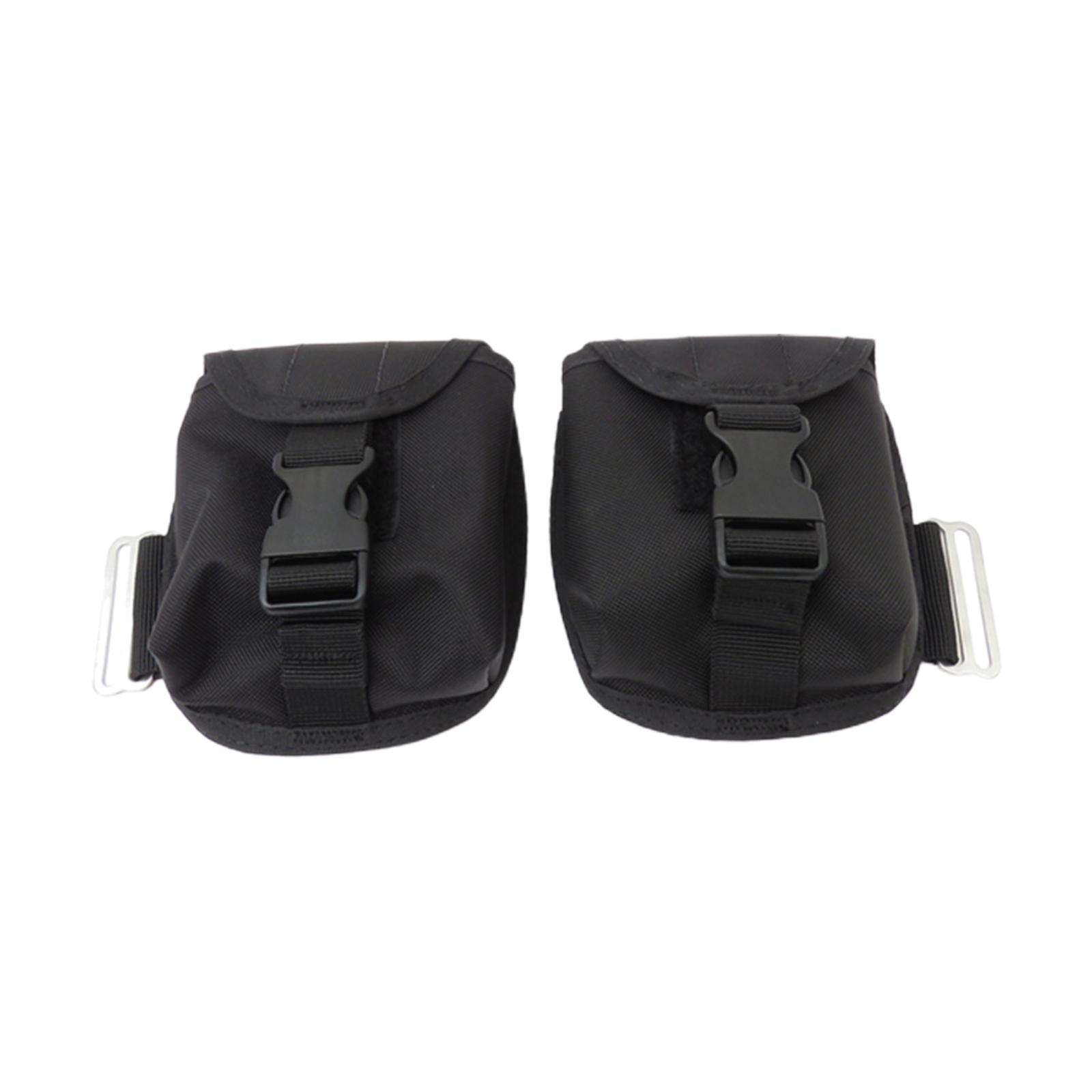 Ioensy - Lastre De Buceo Pocket Nylon 2Kg Para Actividades Al Aire Libre Buceo Libre Snorkel Negro