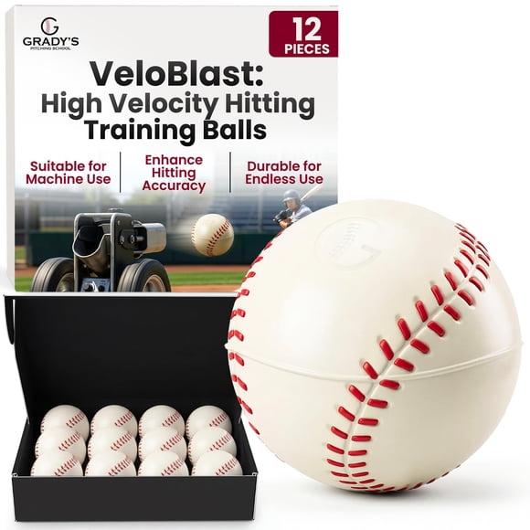 Bolas de entrenamiento de béisbol Grady's Pitching School 100 g (paquete de 12)