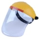 thumbnail image 4 of Tocado Seguridad Soldadura Protector Facial Antipolvo A Prueba De Salpicaduras Amarillo + Blanco, 4 of 5