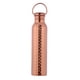 thumbnail image 3 of Botella de agua HealthGoodsIn de cobre puro de 1000 ml con acabado martillado, 3 of 9